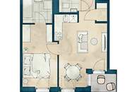 Moderne 2-Zimmer-Wohnung mit Loggia - Nachhaltiges Wohnen beim Yppenplatz