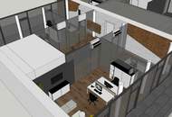 Sehr gut ausgestattetes Loft mit 2 Terrassen in der Brotfabrik Wien!