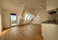 2 Monat Mietzinsfrei: 60m² Dachgeschosswohnung mit Kühlung &amp; Blick über die Felder