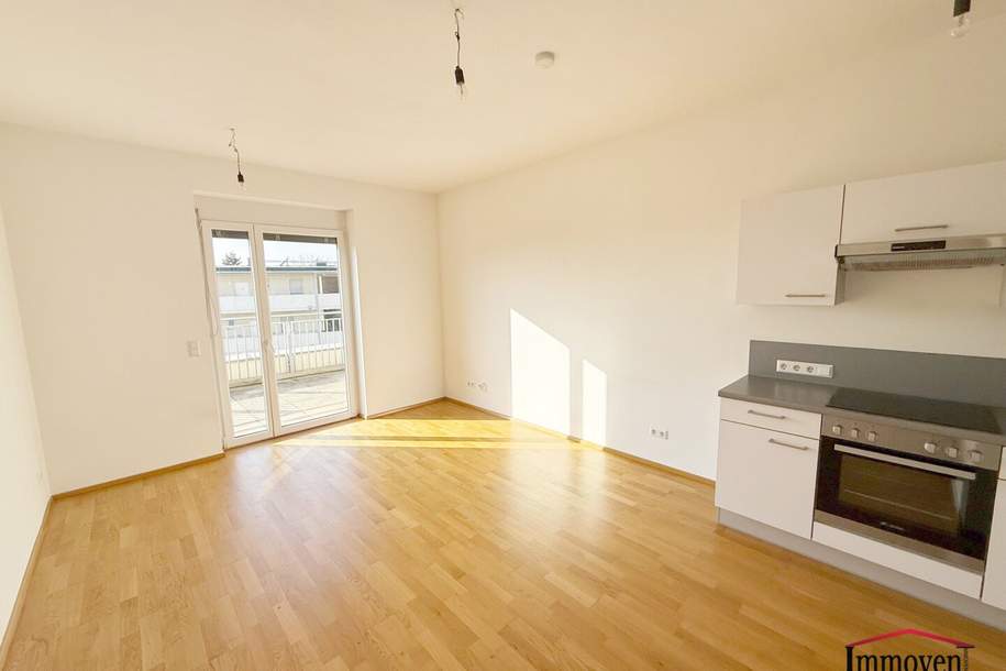 Ruhig gelegen und hell: 3-Zimmerwohnung mit Balkon in Puntigam!, Wohnung-miete, 934,58,€, 8055 Graz(Stadt)