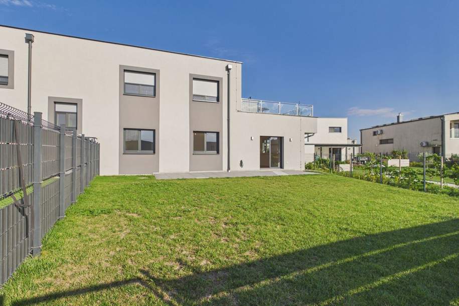 Wohnen mit Urlaubsfeeling: ETW mit Terrasse, Garten &amp; Badeteichzugang, Wohnung-kauf, 378.000,€, 7111 Neusiedl am See