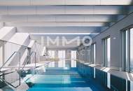 Exklusives Wohnen mit Weitblick! Pool am Dach, Fitness und Sauna inklusive! 3 Zimmer Erstbezug!