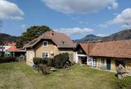 Idyllisches Herrenhaus mit 2.432 m² teilbarem, ebenem Baugrund (Dichte 0,3-0,8) in Frohnleiten