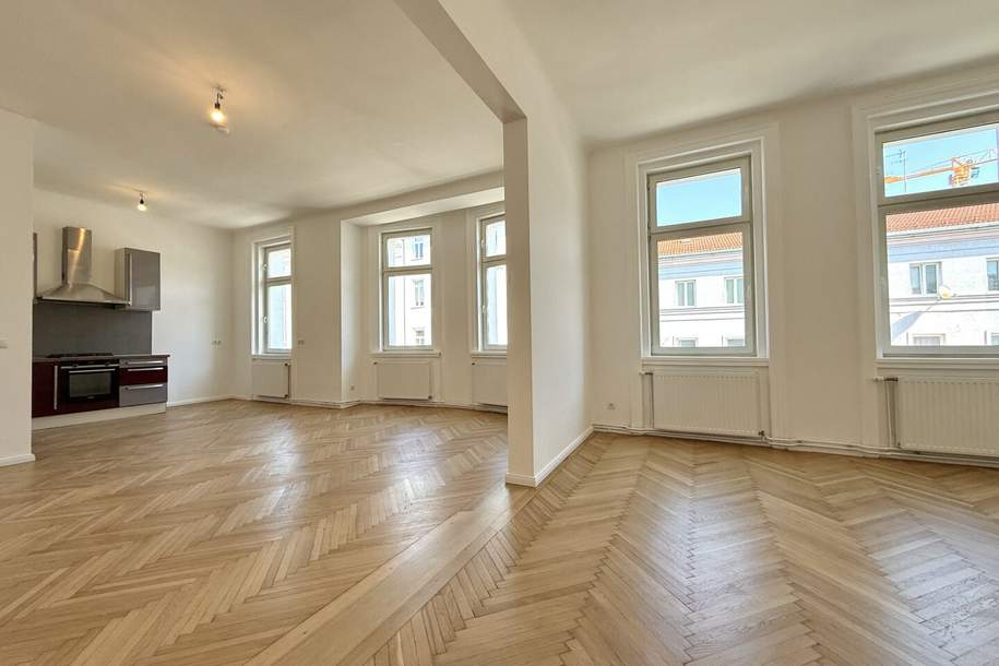 Stilvoll, weitläufig, besonders: 150m² Wohnfläche mit 5 Zimmern für individuelles Wohnen im Loft-Stil, Wohnung-kauf, 890.000,€, 1050 Wien 5., Margareten