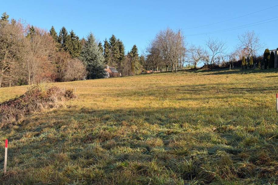 „Seltene Gelegenheit: 1.115 m² Baugrund in Ruhelage – Schemerlhöhe bei Laßnitzhöhe“, Grund und Boden-kauf, 199.000,€, 8076 Graz-Umgebung