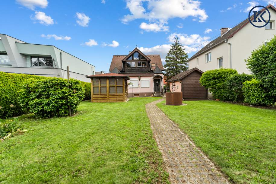 Top-gepflegtes Haus mit Garage, Nebengebäude & Traumgarten im 22. Bezirk, Haus-kauf, 550.000,€, 1220 Wien 22., Donaustadt