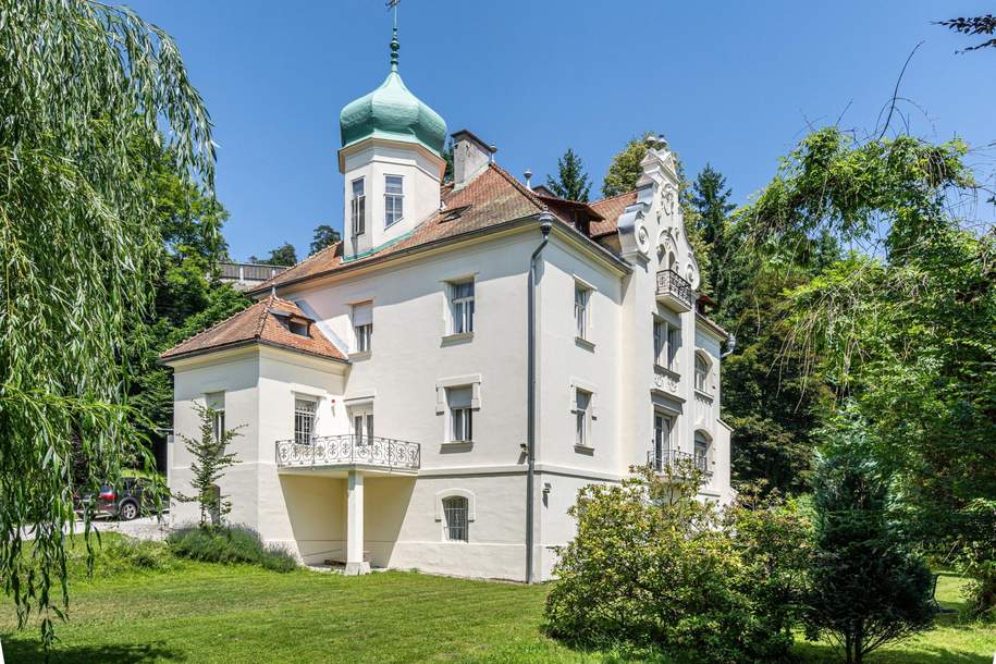 Elegant art nouveau villa with a view of Lake Wörthersee. Elegante Villa mit Wörthersee-Blick, Haus-kauf, 8.550.000,€, 9201 Klagenfurt Land