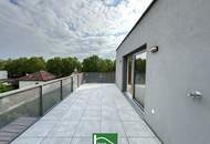 Gotthelf Living - Klimatisierte Erstbezugs-Dachgeschosswohnung nahe U2 Aspernstraße mit großer Terrasse und Schrankraum - PROVISIONSFREI! Lift bis in die Wohnung!