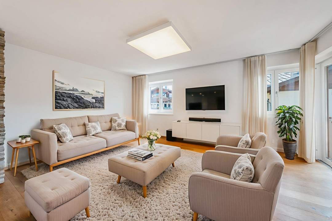Stilvolle Maisonette-Wohnung in zentraler Ruhelage von St. Johann in Tirol