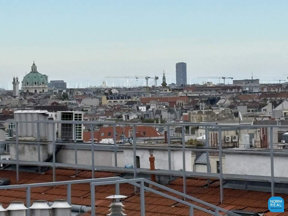 Luxuriöse Dachmaisonette mit Terrassen und Wienblick