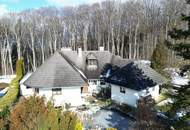 LANDHAUS MIT GROSSEM, SONNIGEN GRUND AM WALDRAND