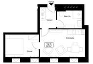 Kompakte 2-Zimmer DG-Wohnung