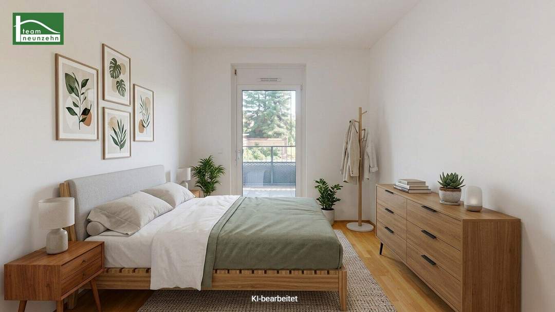 Urbaner Wohntraum in Zentrumsnähe - Kompakte 2-Zimmer-Wohnung mit gemütlicher Außenfläche!