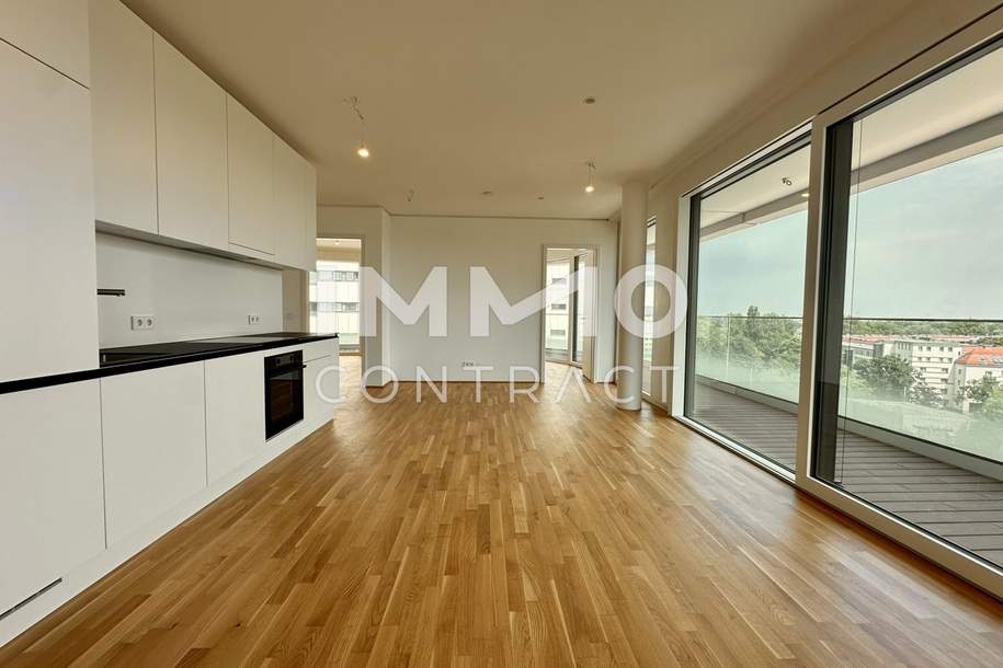 Luxurious 3 room flat with balcony! Danubeview, Wohnung-miete, 2.199,99,€, 1220 Wien 22., Donaustadt