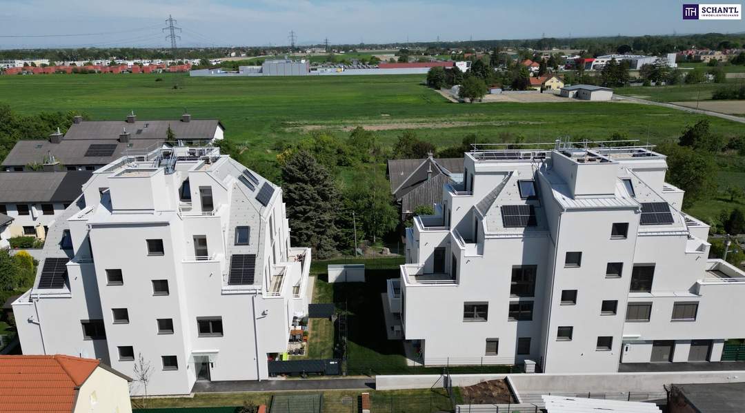 Die schöne Seite Wiens! TOP Neubauprojekt im Grünen - Klimaaktiv Bronze! Perfekte Raumaufteilung + Luftwärmepumpe und Solaranlage + Grün- und Ruhelage + Garage!