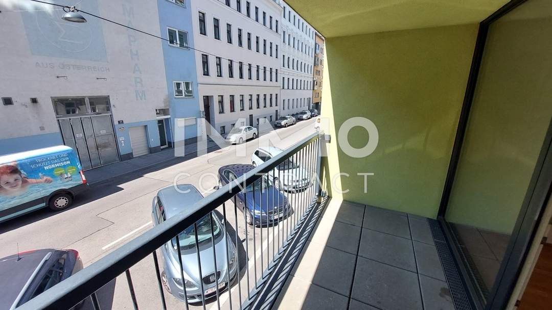 UNBEFRISTET! Kleine Zweizimmer-Loggia-Wohnung: Salzachstraße 39 w3. Miete ohne Garage € 760+Energie