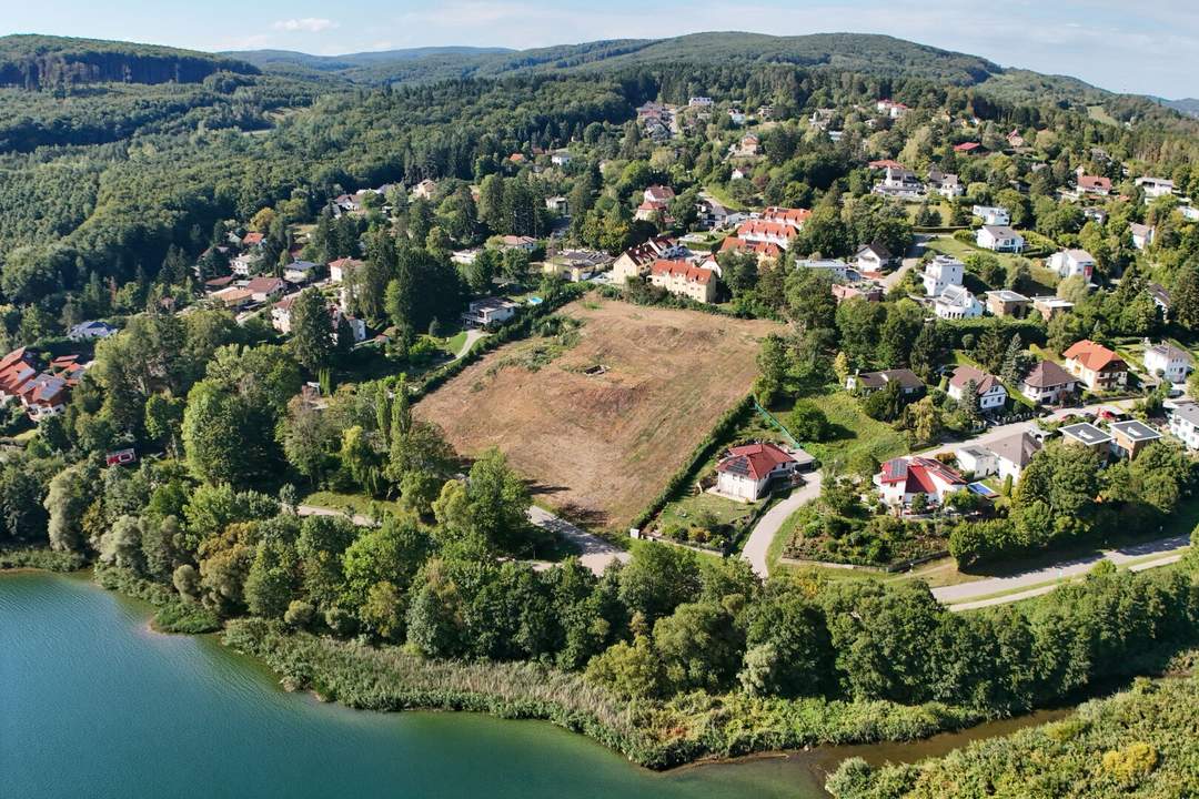 Investition in Toplage am Bartberg: 13 Parzellen am Wienerwaldsee - Aufschließung bezahlt!