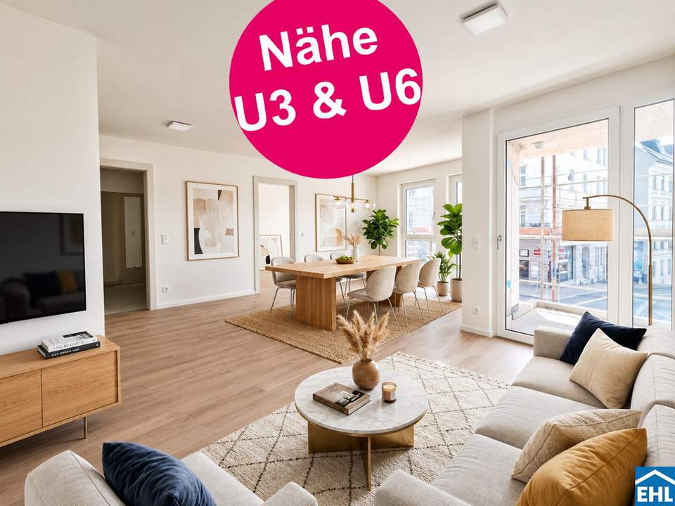 ERSTBEZUG ★ Nachhaltig wohnen ★ Eigene Freifläche ★ Top-Lage U3 & U6