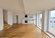 SONNIGER DG-ERSTBEZUG NACH AUSBAU! 4,5 Zimmer Maisonette Wohnung mit 46 m² Terrasse und 17 m² Balkon!