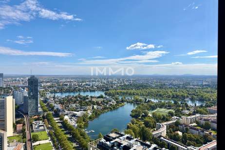 50. Etage mit 10sqm Loggia: Erstbezug - DC2 Tower inkl. Fitnessstudio, Wohnung-miete, 1.100,00,€, 1220 Wien 22., Donaustadt