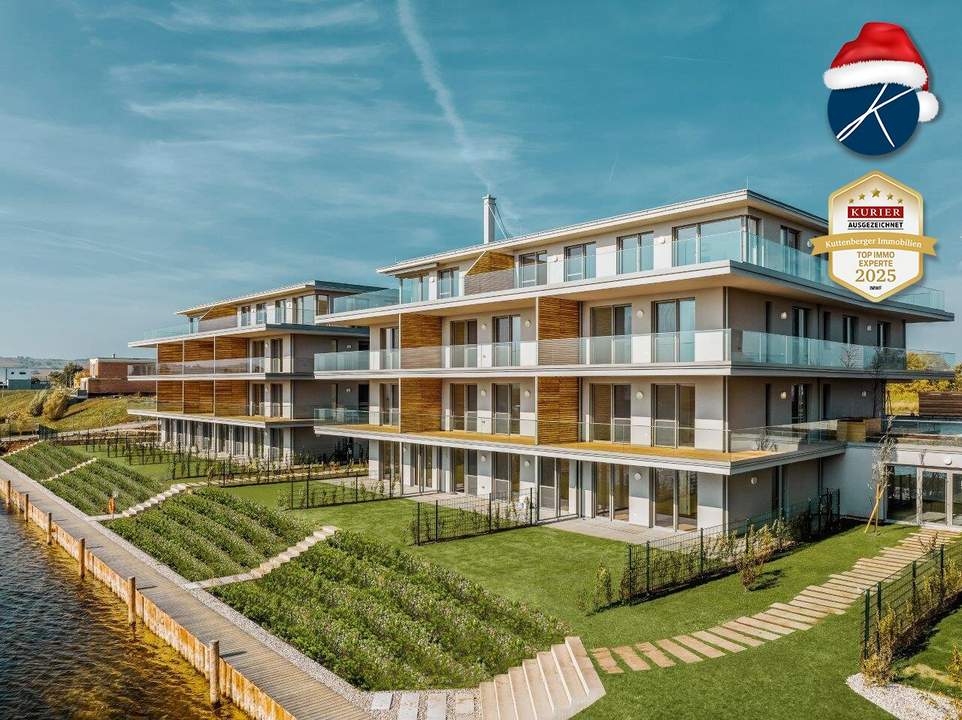 Luxuriöse 2 Zimmer Dachgeschoßwohnung als Erstbezug im Seepark Oggau! PROVISIONSFREI für den Käufer!