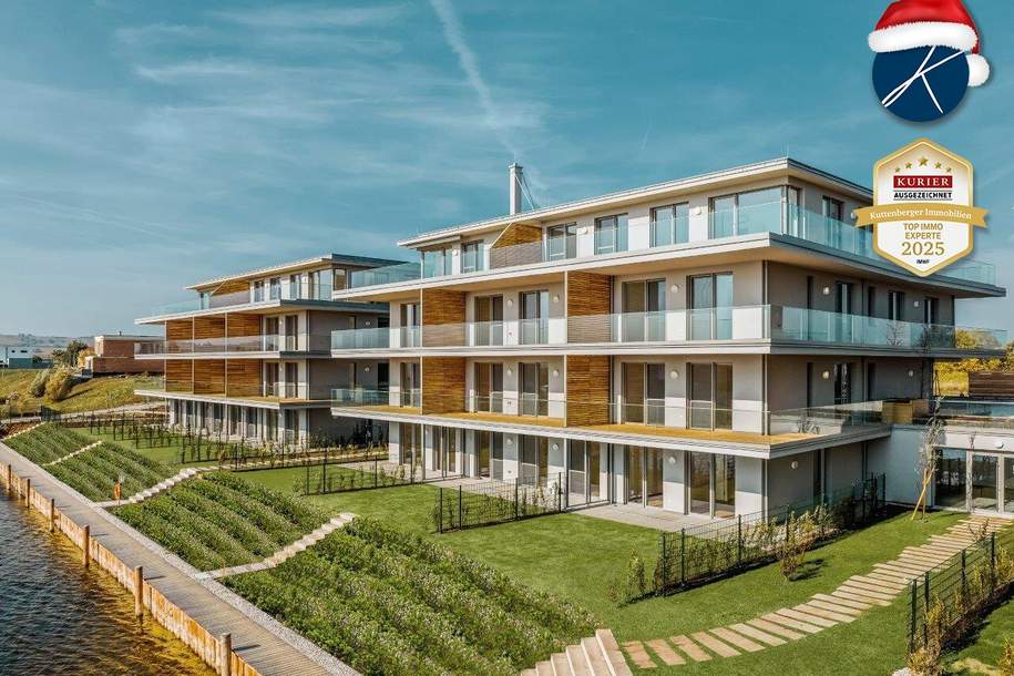 Luxuriöse 2 Zimmer Dachgeschoßwohnung als Erstbezug im Seepark Oggau! PROVISIONSFREI für den Käufer!, Wohnung-kauf, 379.000,€, 7063 Eisenstadt-Umgebung