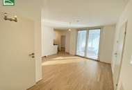 Smarte Neubauwohnung in Gehweite der U6 Handelskai mit Einbauküche und Innenhof-Südwestbalkon!