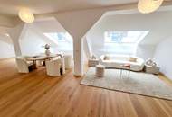 Stark reduziert - Stylischer Wohntraum im Dachgeschoss! Frisch saniert + Ruhelage + Traumhaftes Altbauhaus + Hofseitige Terrasse + U-Bahn ums Eck + Beste Infrastruktur und Anbindung!