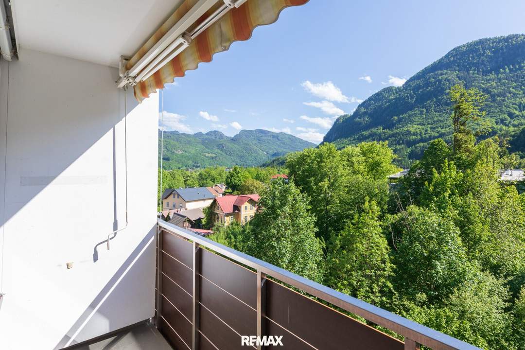 Helle 3-Zimmer-Mietwohnung mit 4 Loggien in zentrumsnaher Lage von Bad Ischl