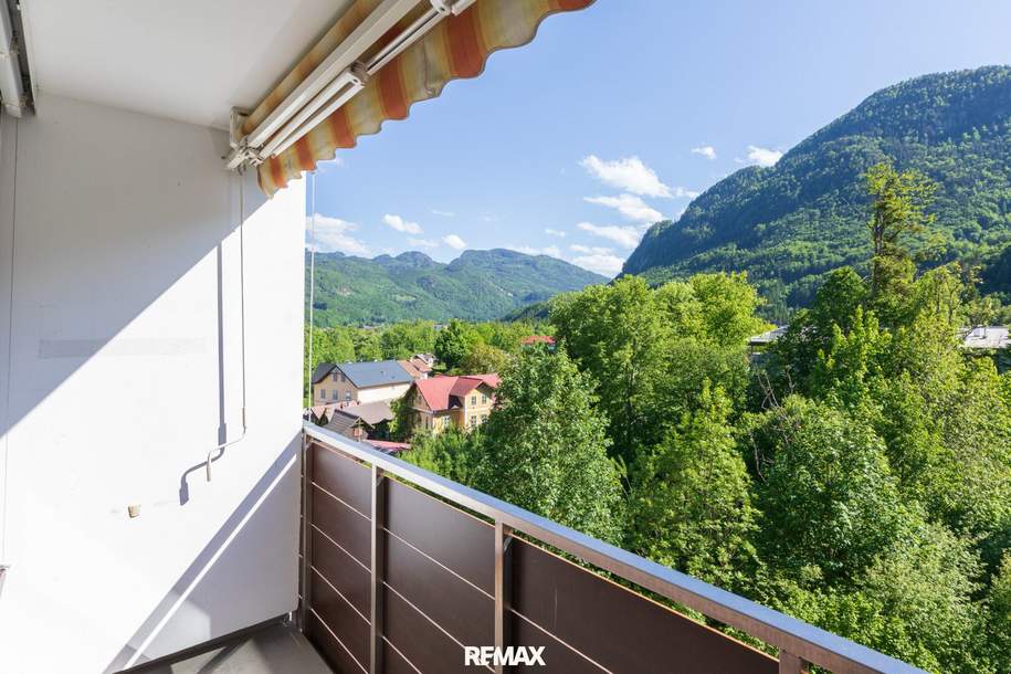 Helle 3-Zimmer-Mietwohnung mit 4 Loggien in zentrumsnaher Lage von Bad Ischl, Wohnung-miete, 1.340,00,€, 4820 Gmunden