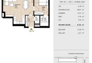 2-Zimmer Wohnung inkl. Freifläche und Einbauküche– ab September beziehbar!