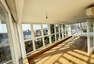 Freifläche auf zwei Terrassen mit Schönbrunnblick und Blick auf Steinhofkirche: neu sanierte und klimatisierte 2-Zimmer-Wohnung!