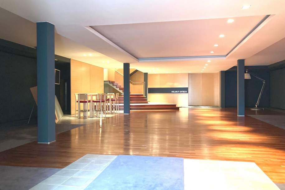 Nußdorfer Platz! Topmoderne Gewerbeimmobilie mit exklusivem Saunabereich + 2 Terrassen, 1190!, Gewerbeobjekt-miete, 7.676,19,€, 1190 Wien 19., Döbling