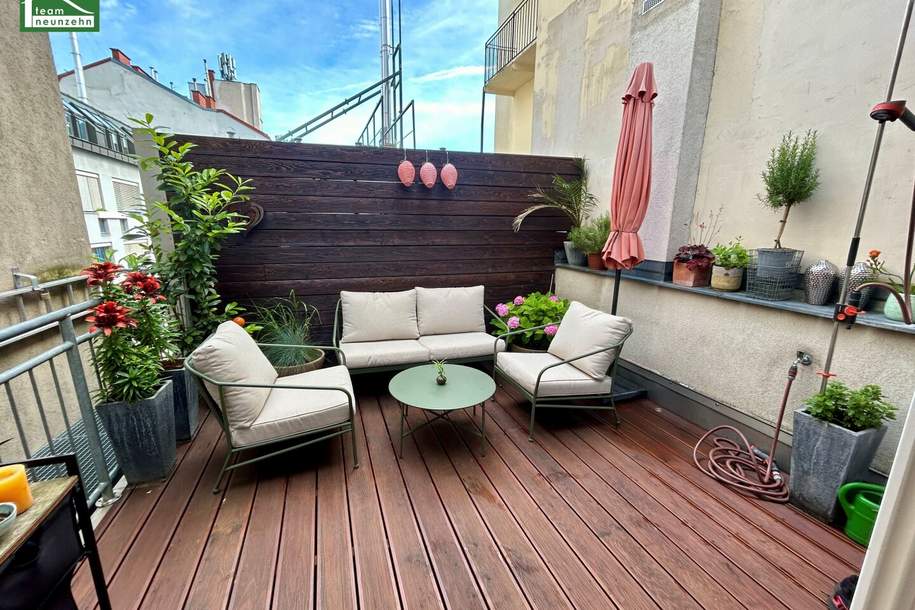 Rarität im Barock-Häuschen! Charmante Altbau-Dachgeschoss-Maisonette-Wohnung - Nähe Augarten! Neben der U2! Wohngenuss auf 3 Ebenen mit Terrasse!, Wohnung-kauf, 728.990,€, 1020 Wien 2., Leopoldstadt