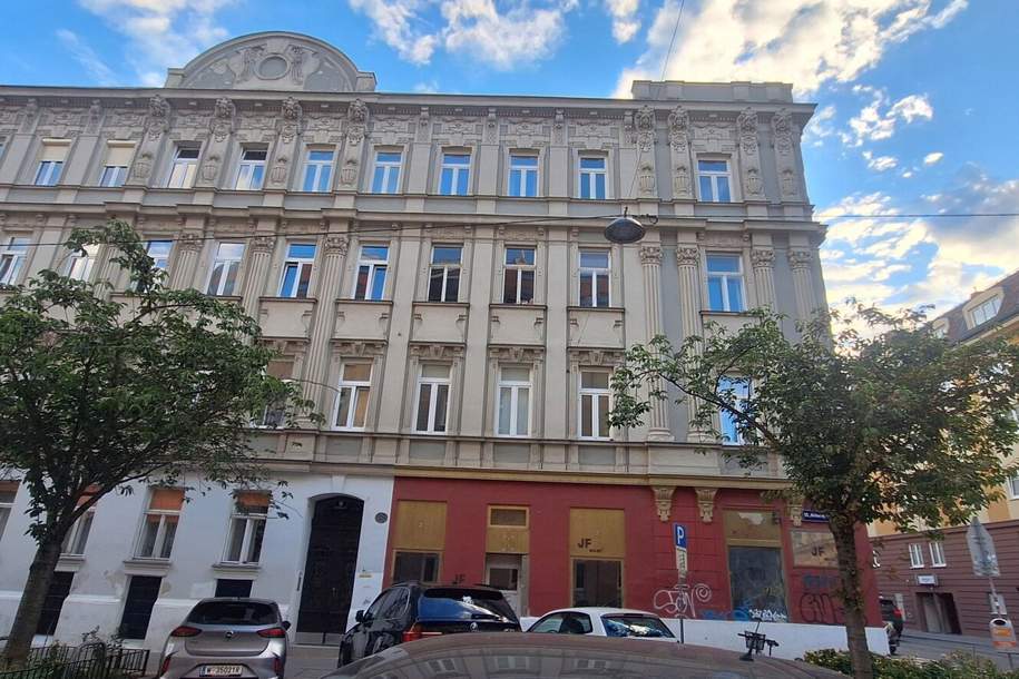 Souterrainlokal, branchenfrei, mit Büro im Hochparterre, Gewerbeobjekt-miete, 856,13,€, 1150 Wien 15., Rudolfsheim-Fünfhaus