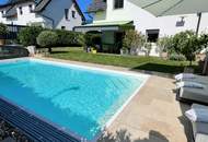 Exklusive Ziegelmassiv-Doppelhaushälfte mit Pool, voll ausgestattet und provisionsfrei! (Provisionsfrei)