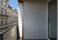 Südseitige Balkonwohnung mit 2 Zimmern nächst Jörgerstraße und Elterleinplatz
