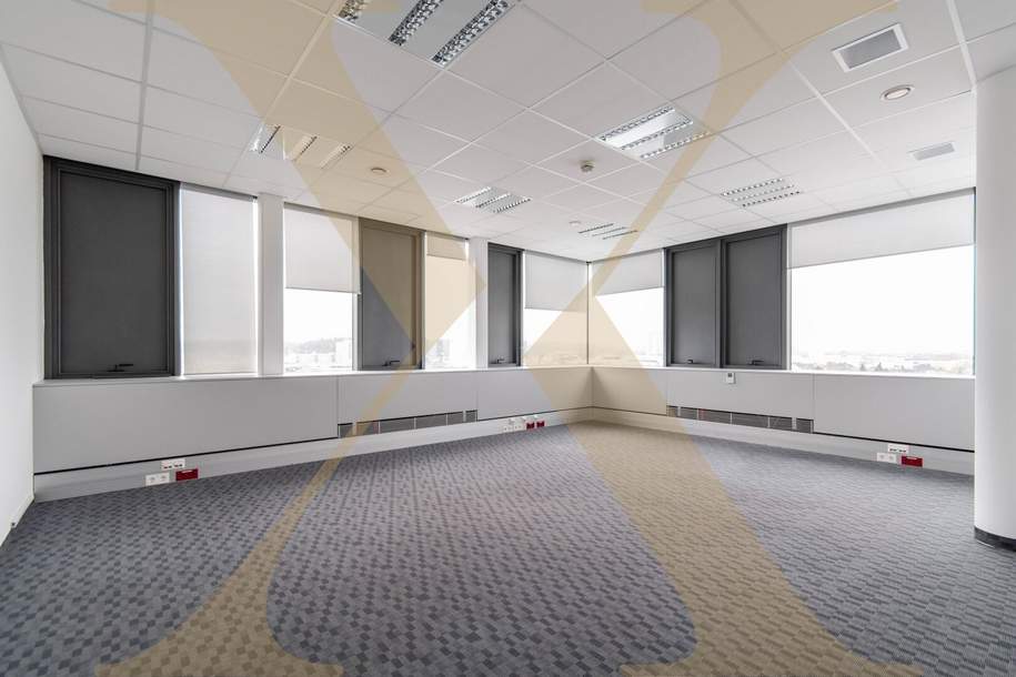 Moderne und klimatisierte (Penthouse-)Bürofläche mit Parkplätzen und top Ausstattung ab sofort in Wels zu vermieten!, Gewerbeobjekt-miete, 5.914,64,€, 4600 Wels(Stadt)