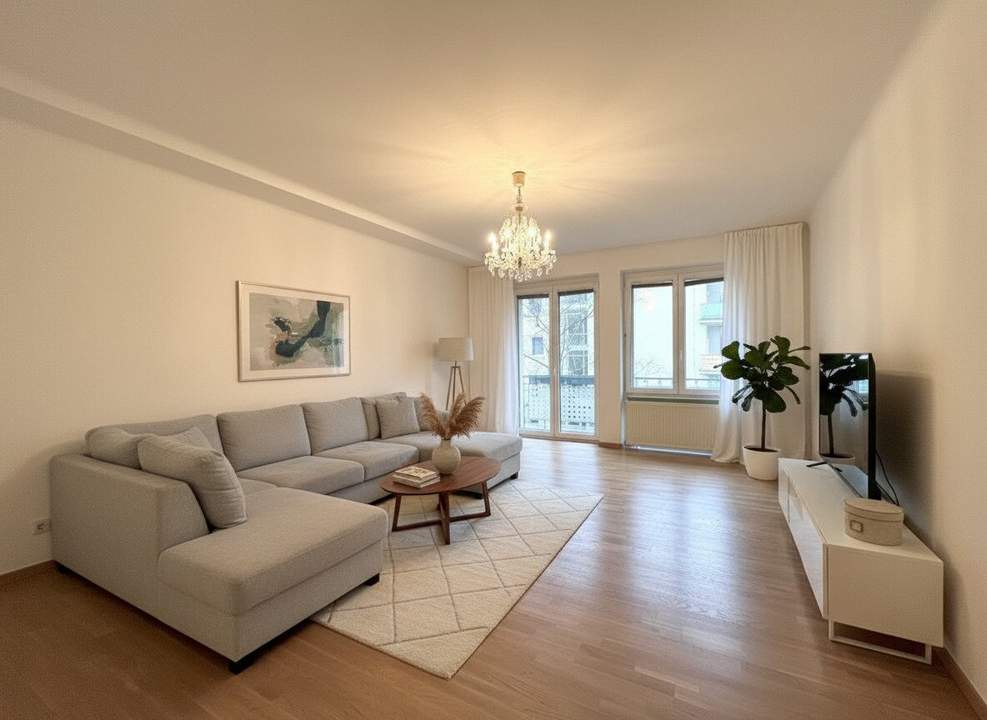 Direkt bei Schönbrunn! 3-Zimmer Wohnung mit 2 Balkonen und Privatparkpatz, 1120!
