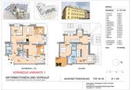 Hauptbahnhof Nähe U1, Erstbezug! Exklusive ruhige und sonnendurchflutete DG Wohnung