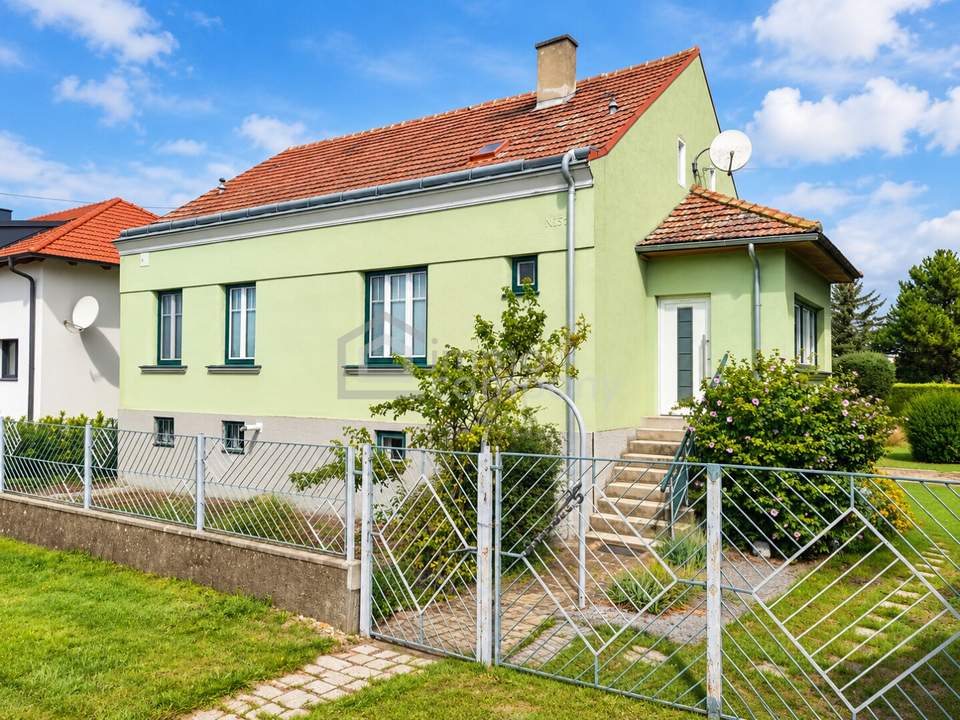 Nahe Hainburg &amp; Bratislava – Haus mit großem Garten auf 1.041 m² &amp; Ausbaureserve