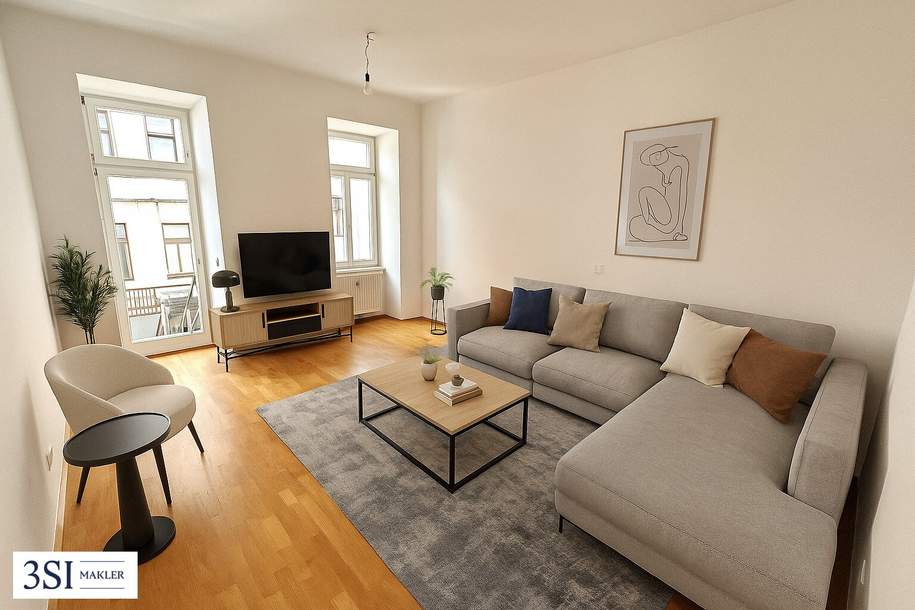 Elegante 2-Zimmer-Wohnung mit Eigengarten - in Top-Lage des 3. Bezirks, Wohnung-kauf, 341.000,€, 1030 Wien 3., Landstraße