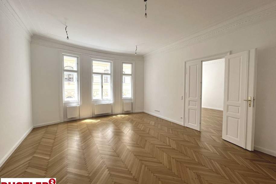 Sanierte Altbauwohnung bei der Mariahilfer Straße - 6 Zimmer + Balkon, Wohnung-miete, 3.320,67,€, 1060 Wien 6., Mariahilf