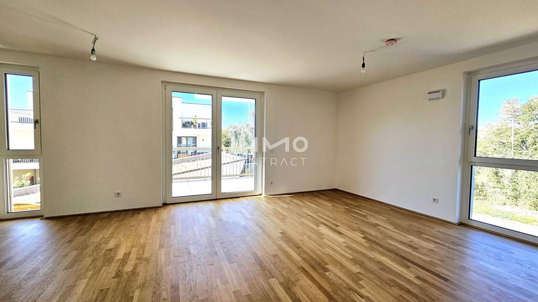 Ruhige, großzügige 3-Zimmer-Balkon-Wohnung im Erstbezug und Top-Ausstattung - Provisionsfrei!