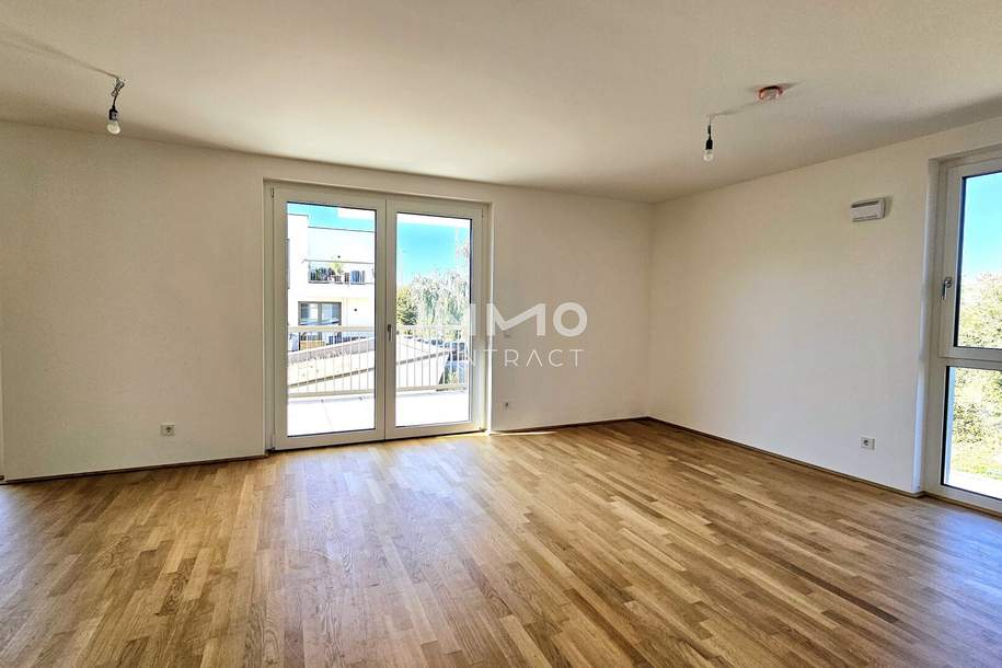 Ruhige, großzügige 3-Zimmer-Balkon-Wohnung im Erstbezug und Top-Ausstattung - Provisionsfrei!, Wohnung-kauf, 302.400,€, 2333 Bruck an der Leitha