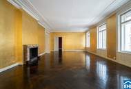 Prachtvolle Altbauwohnung in Wiener Bestlage mit Blick auf die französische Botschaft