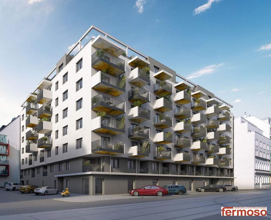 Moderne 2-Zimmer-Wohnung mit Balkon &amp; Fußbodenheizung nahe U-Bahn in 1210 Wien, €999!