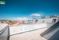 Erstbezugs-Maisonette mit großer Terrasse und tollem Weitblick in Ruhelage nahe U6 Thaliastraße und Brunnenmarkt!