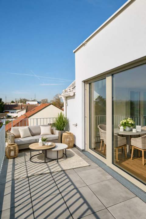 sofort einziehen und ankommen! letzte 3 -Zimmer-DG Wohnung mit 2 Terrassen und eigenem Gartenabteil_T29_PROVISIONSFREI!_Kleegarten