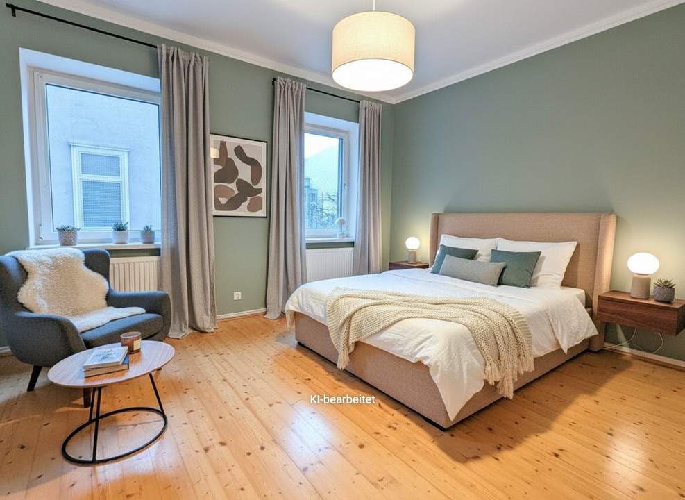 Vorgarten: Gemütliche Balkonwohnung + Idealer Grundriss + Sonniges Wohnzimmer + Teilbar auf 2-3 Zimmer